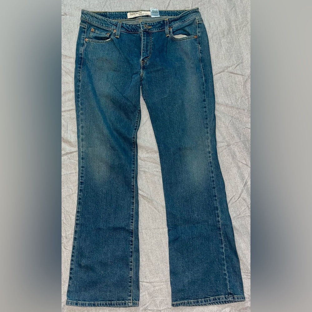 Levi's Blue Flare & Wide Leg Jeans